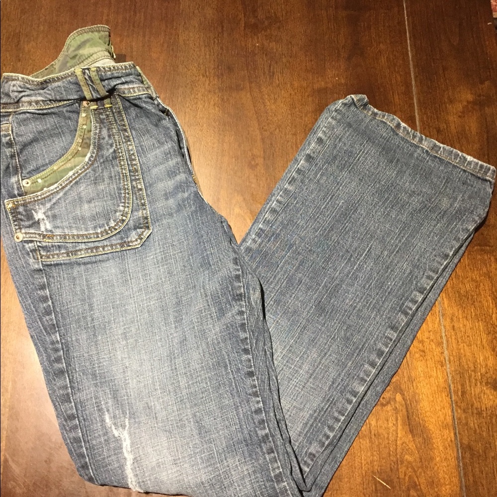 UNIQUE DEPARTMENT OF PEACE BOOT-CUT JEAN